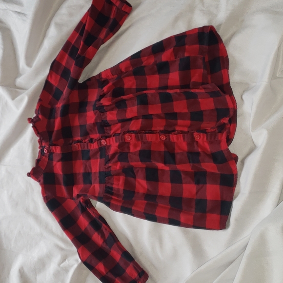 GAP Other - Babydoll Plaid Top